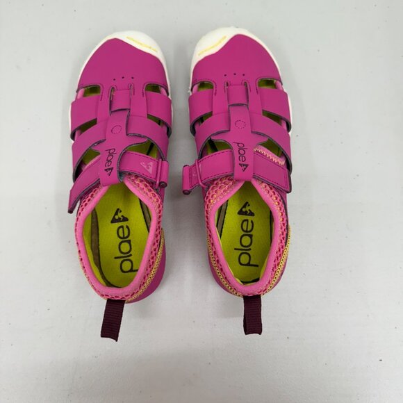 Plae Sam 2.0 Electric Fuchsia Pink Fisherman Sandals Shoes 106030-639 Girls 2.5 - Picture 4 of 8